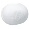Pelote fil à tricoter acrylique et laine Cantate 50g blanc