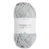 Pelote fil à tricoter tweed épaisse acrylique et viscose gris 200g