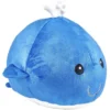 Peluche Baleine Ø20 cm bleu pétrole