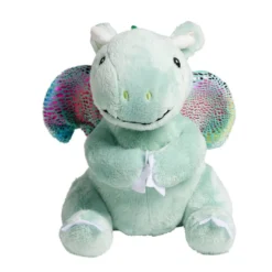 Peluche dragon bleu 15x15xH19cm