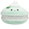 Peluche forme pâtisserie Ø36xH28cm (2 modèles)