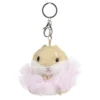 Peluche hamster en tutu rose porte-clé H7cm