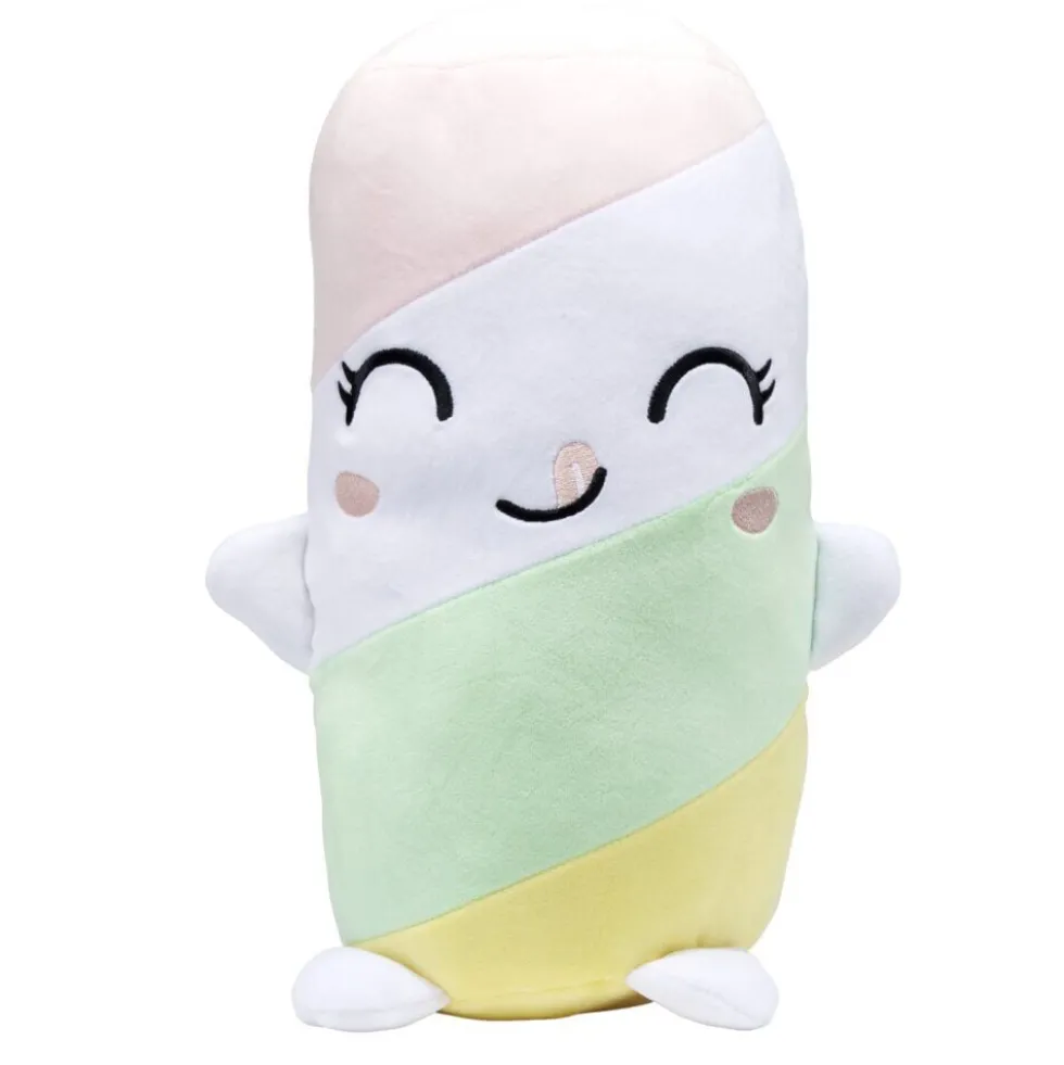 Peluche kawaii chamallow multicolore L40cm