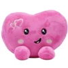 Peluche kawaii coeur rose 14xH10cm