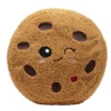 Peluche kawaii cookie marron Ø27cm