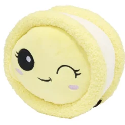 Peluche kawaii macaron Ø18x13cm (3 modèles)