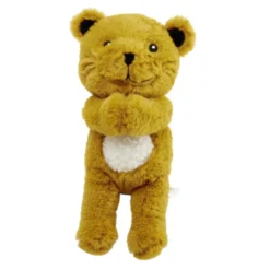 Peluche lion polyester H.22.5 cm (2 modèles)