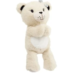 Peluche ours polyester H22,5cm (2 modèles)