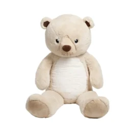 Peluche ours polyester 100x40x30cm beige