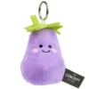 Peluche porte clé kawaii légume aubergine H9cm