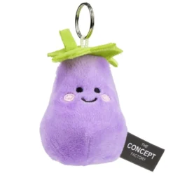 Peluche porte clé kawaii légume aubergine H9cm