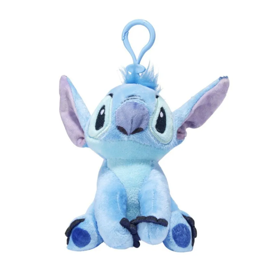 Peluche Stitch x3 à suspendre bleu, rouge et rose H12cm
