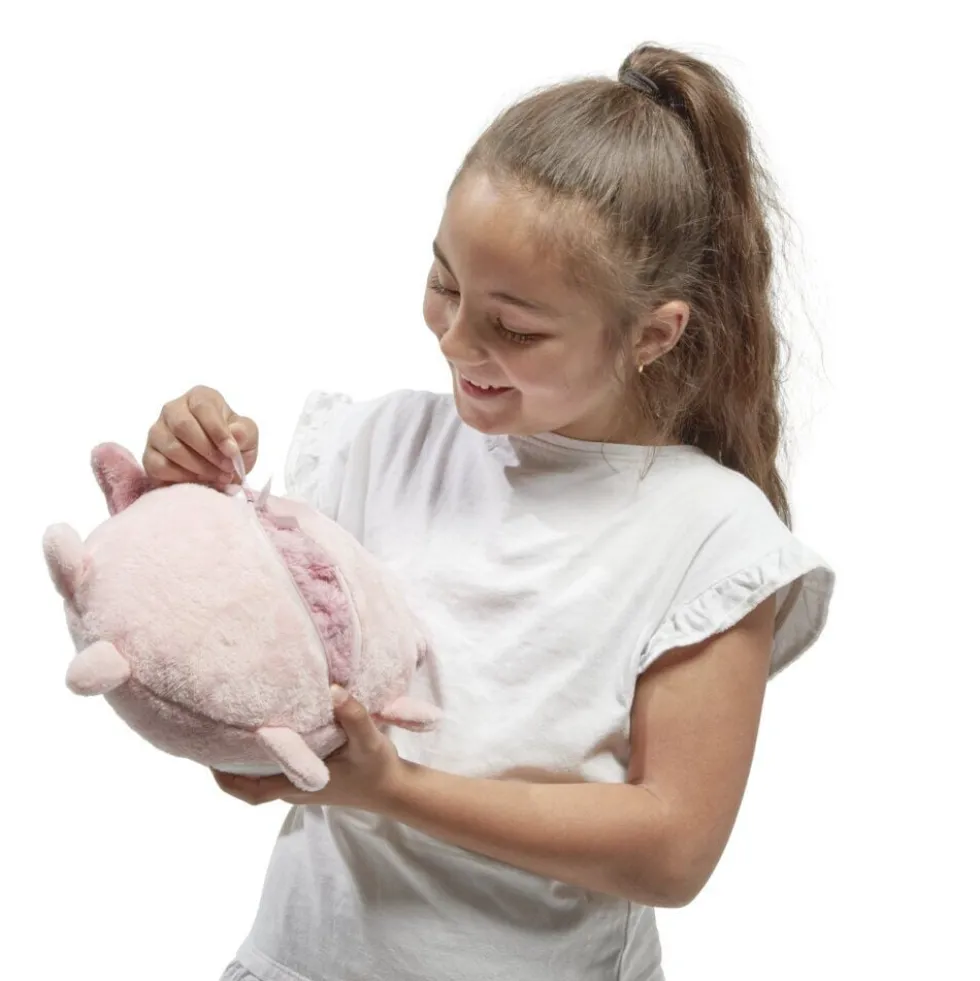 Peluche sweat à capuche 2en1 - 3 modèles