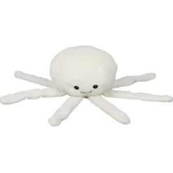 Peluche veilleuse pieuvre lumineuse blanche Ø20xH17cm