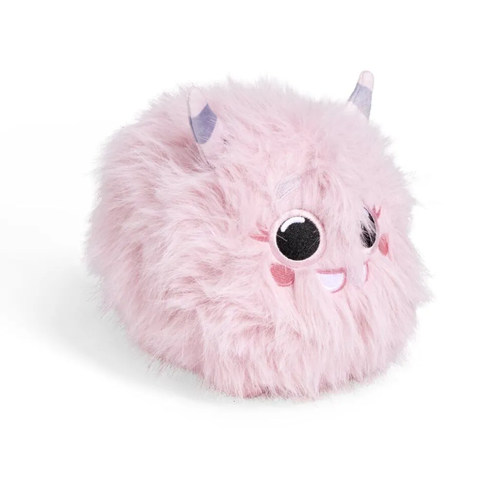 Peluche yéti ronde 24x17xH20cm (2 modèles)