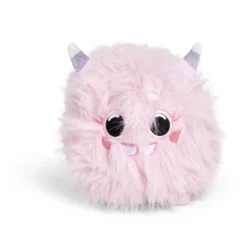 Peluche yéti ronde 24x17xH20cm (2 modèles)