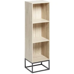 Pieds pour meuble Box Cube métal noir H17,5cm