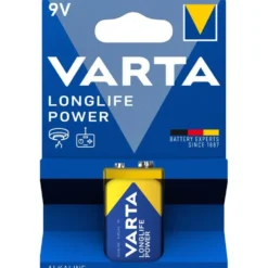 Pile alcaline Varta 9V