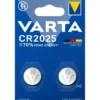 Pile lithium plates Varta CR2025 x2