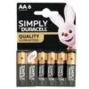 Pile LR06 type AA x6 Duracell
