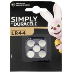 Pile LR44 x5 Duracell