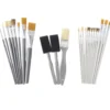 Pinceau d'art x24 manche bois