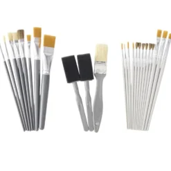 Pinceau d'art x24 manche bois