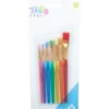 Pinceau multicolore x7