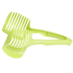 Pince découpe légumes plastique vert L18,5cm