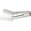 Pince de cuisine en acier gris 3,5x4,5xL19,5cm