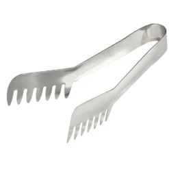 Pince de cuisine en acier gris 3,5x4,5xL19,5cm