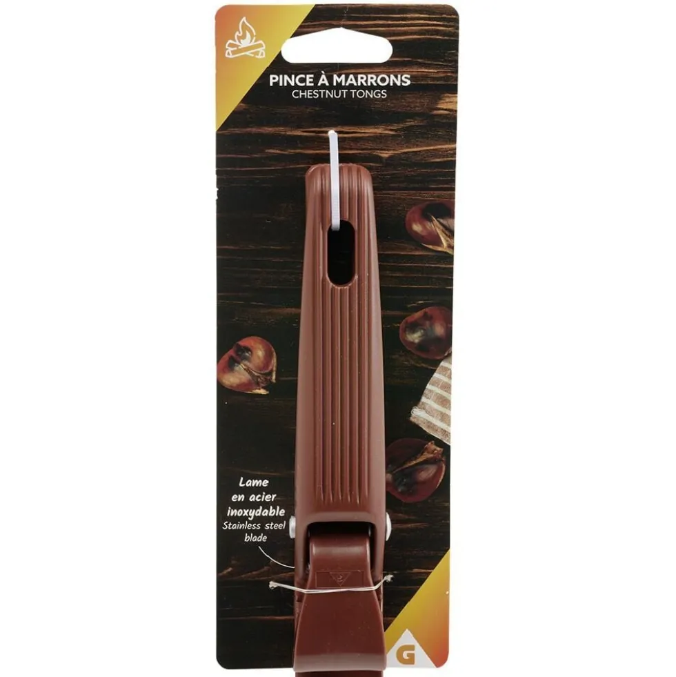 Pince à marrons lame en acier inoxydable L17cm
