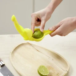 Pince presse citron manuel plastique vert