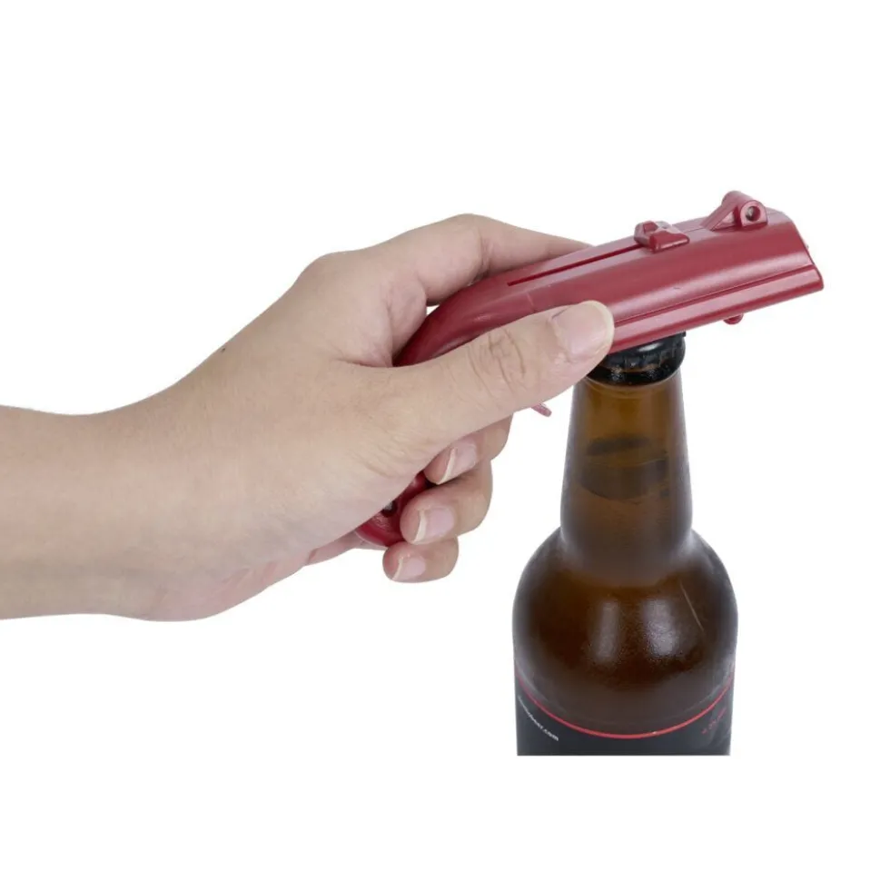 Pistolet décapsuleur Capgun rouge