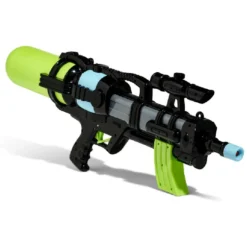 Pistolet à eau bleu et vert L65cm