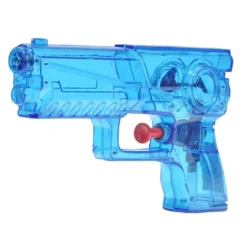 Pistolet à eau enfant plastique translucide 15x3xH9cm (plusieurs modèles)