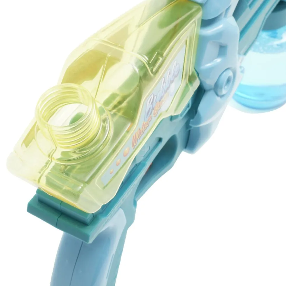 Pistolet à eau enfant requin lance bulle 27x6,5xH17,5cm (2 modèles)