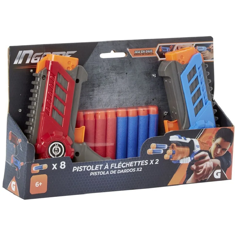 Pistolet à fléchettes x2