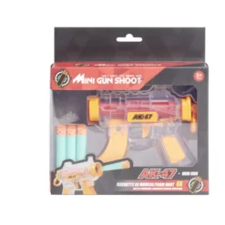 Pistolet miniature avec 6 fléchettes