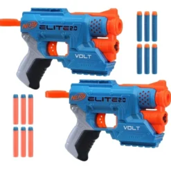 Pistolet Nerf x2 élite 2.0 Volt SD-1 avec 12 munitions 27m de portée
