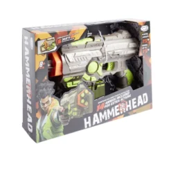 Pistolet rotatif avec 6 flechettes