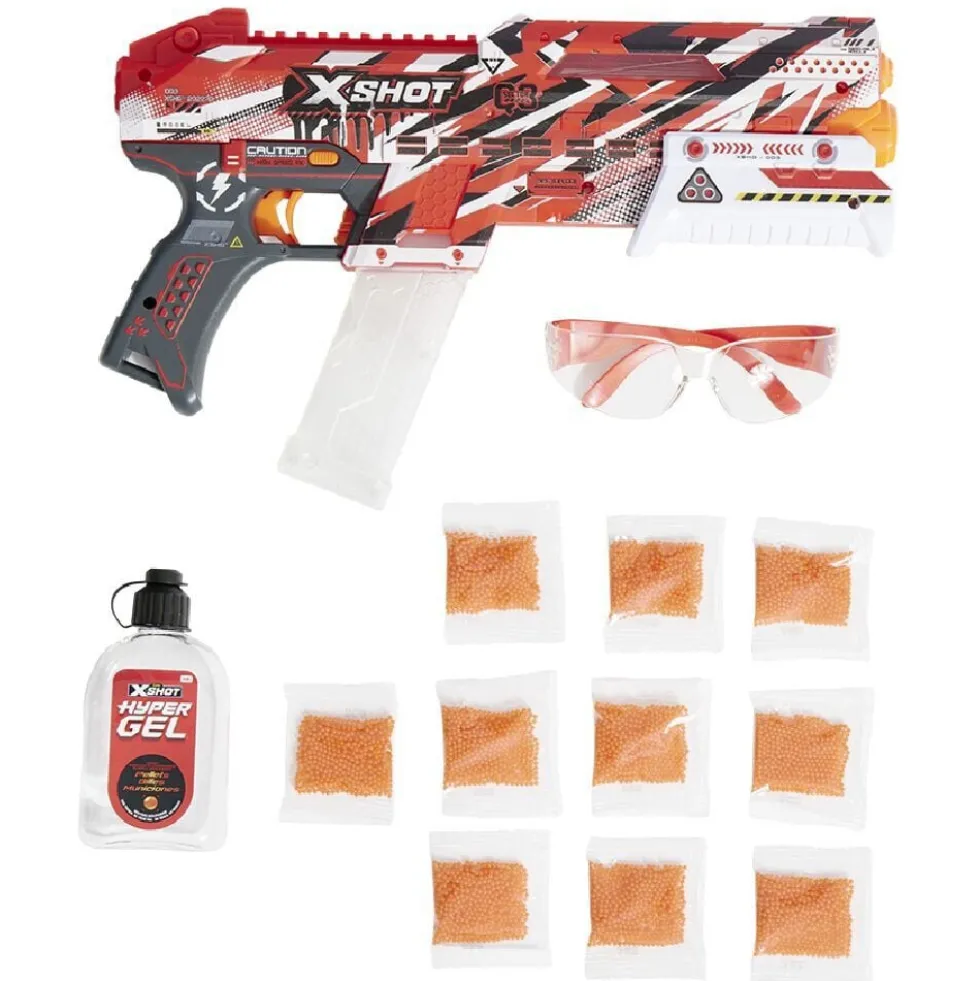Pistolet X-Shot hypergel avec lunettes de protection