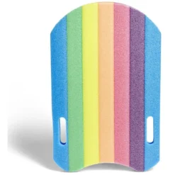 Planche de natation piscine arc-en-ciel