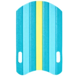 Planche de natation polyester bleu jaune