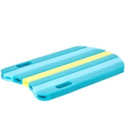 Planche de natation polyester bleu jaune
