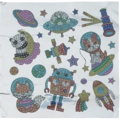 Planche de stickers à diamanter