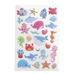 Planche de stickers fantaisie - 4 modèles