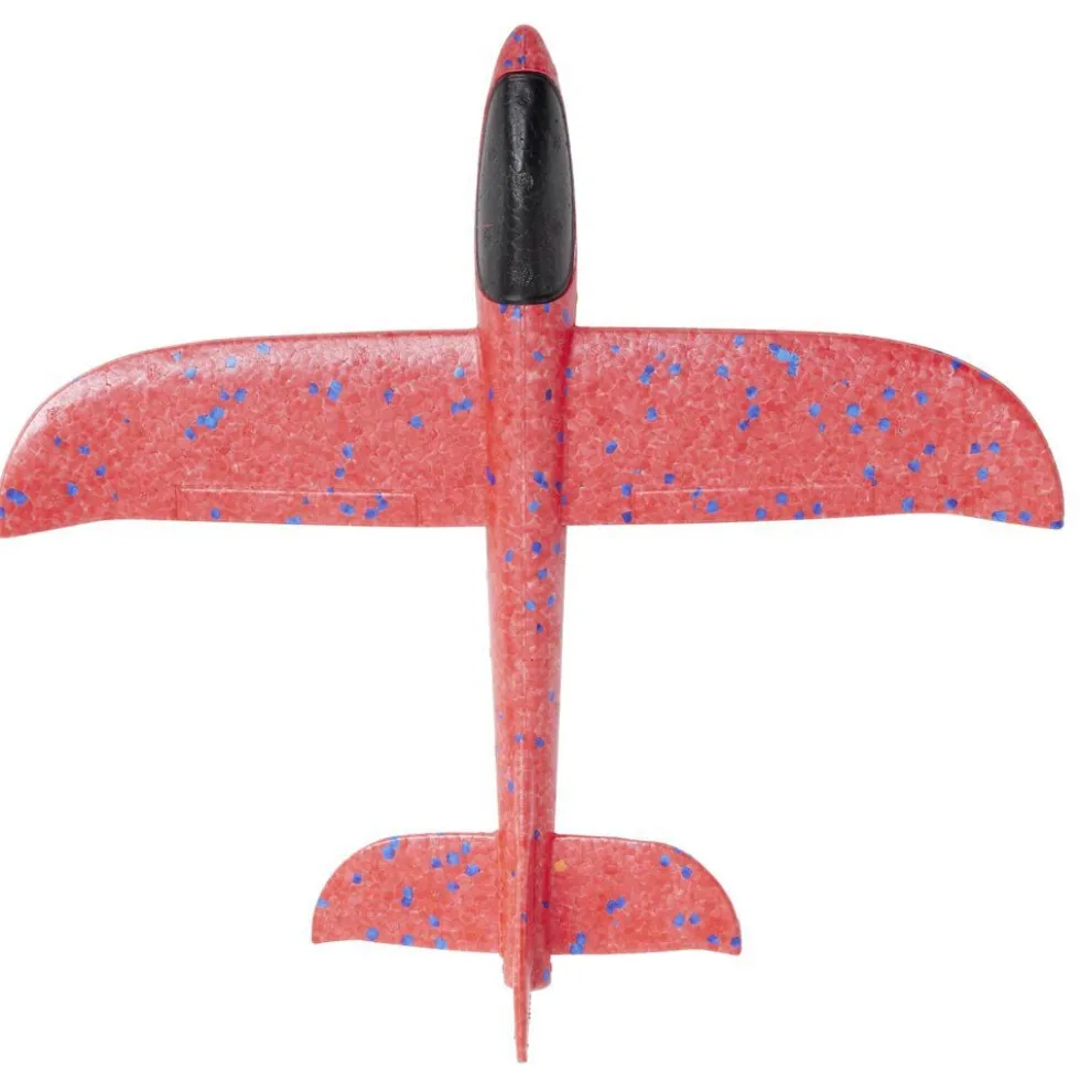 Planeur avion à construire rouge