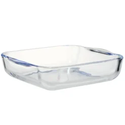 Plat à four carré 1,5L en verre 24x21xH5,5cm