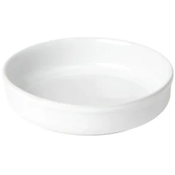 Plat à four crème brûlée blanc
